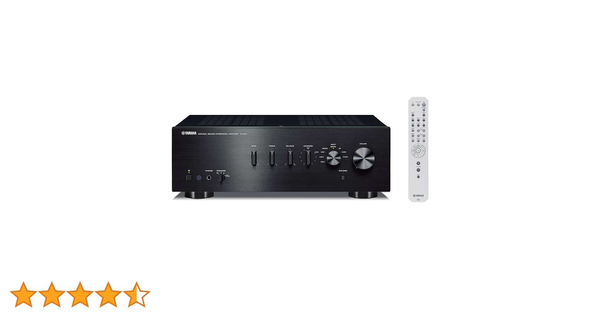 Amazon.co.jp: ヤマハ プリメインアンプ A-S301(B) 192kHz/24bit対応